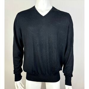 G/Fore‎ Silk Wool Blend Pullover Sweater Mens XL Long Sleeve V-neck Lightweight